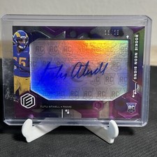 2021 Tutu Atwell Panini Elements Rookie Purple Neon Signs Auto 13/25 NM Rare 🔥