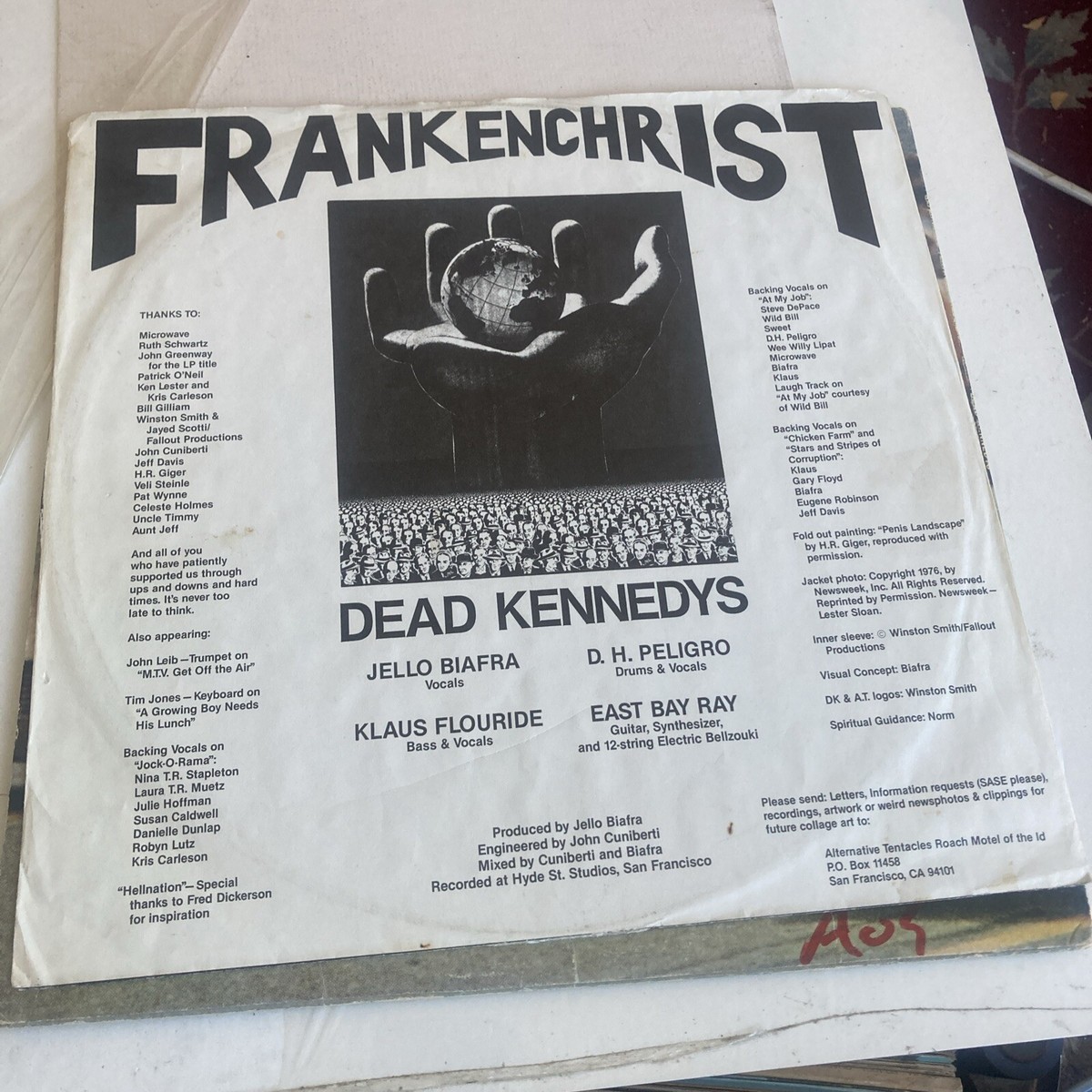 Dead Kennedys, Frankenchrist Vinyl | eBay