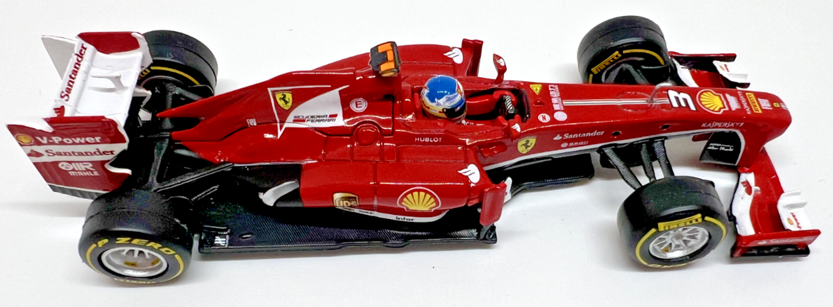 Fernando Alonso #3 2013 Ferrari F138 F1 Hot Wheels racing 1/43 | eBay