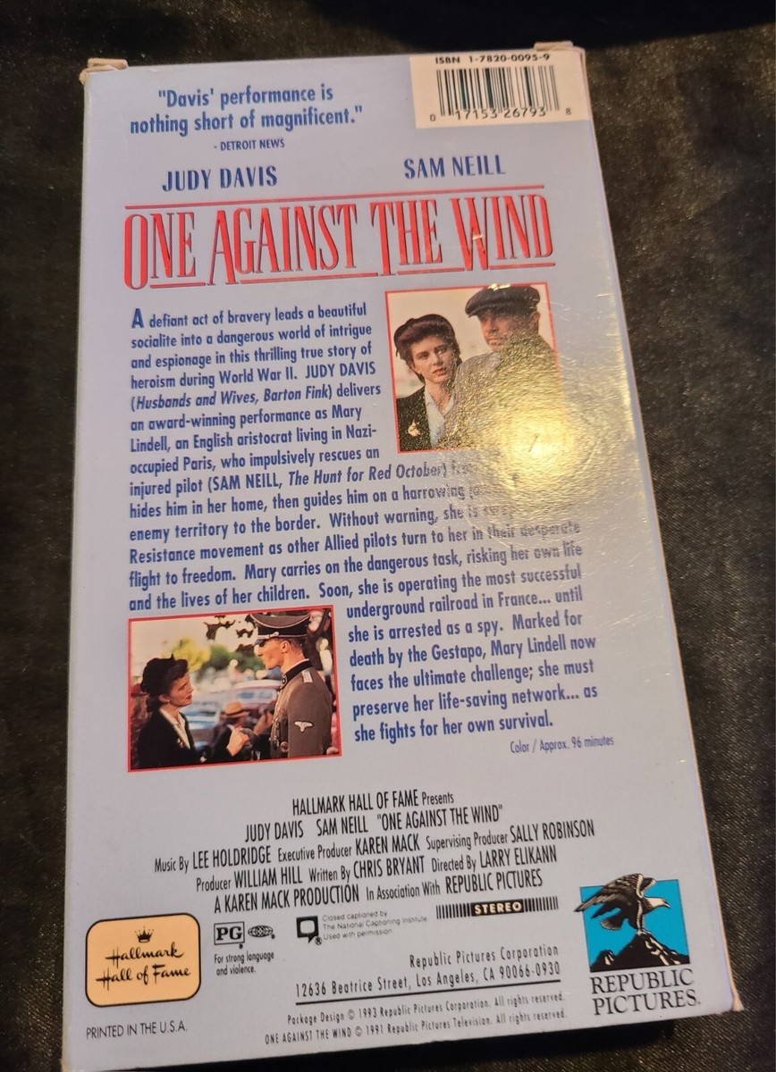 One Against the Wind (VHS, 1993) Vintage Rare 17153267938| eBay