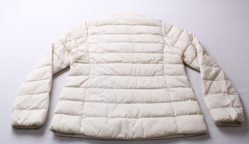 Uniqlo Women's Ultra Light Down Solid Puffer Jacket WR4 Off White Medium NWT - 第 4/4 張圖片