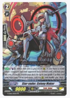 CARDFIGHT VANGUARD STAR-VADER COLONY MAKER (LINK JOKER) G-CB06/010EN RR
