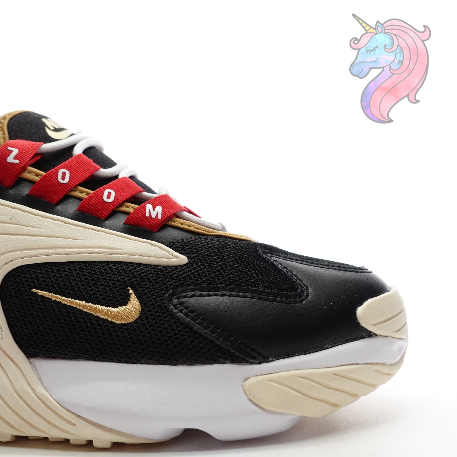 nike zoom 2k black and gold