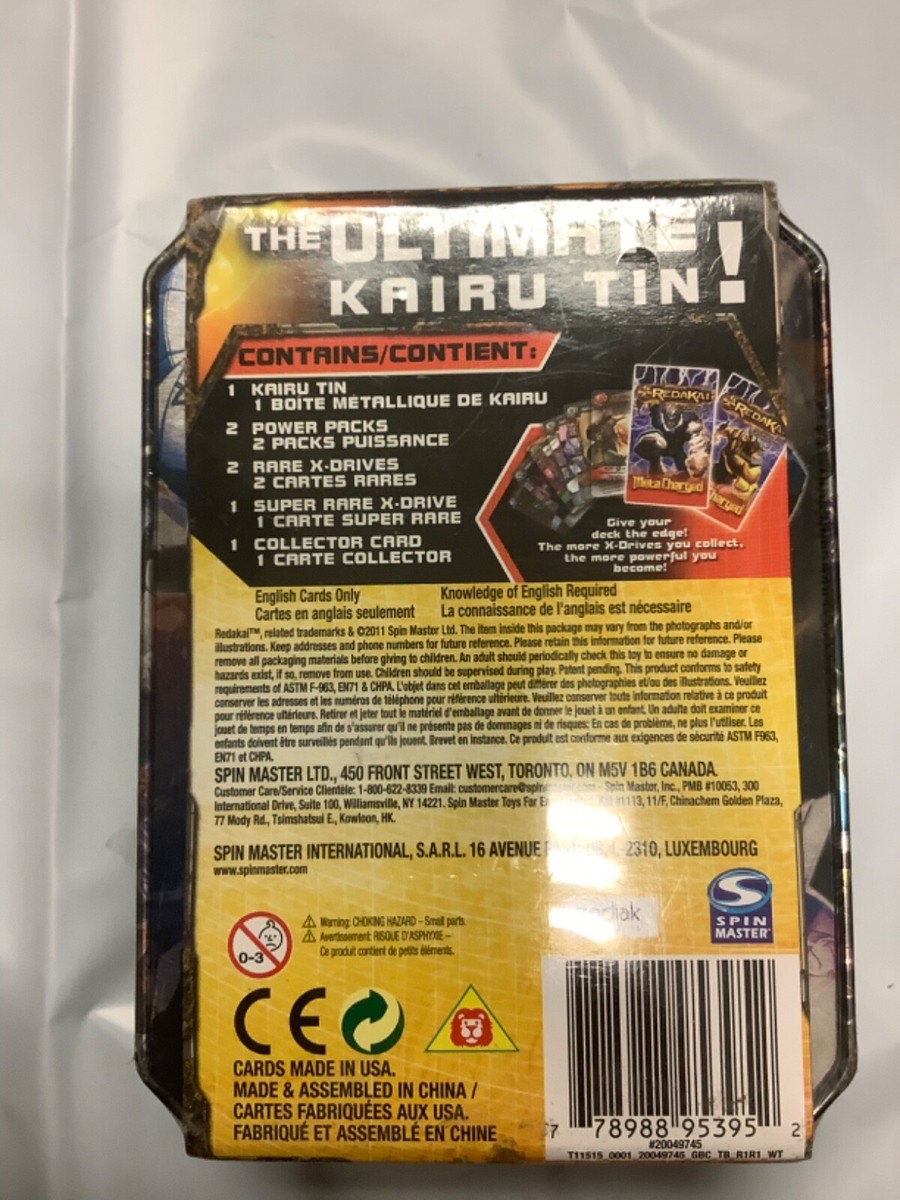 REDAKAI Conquer The Kairu Meta Charged KAIRU TIN 25 Blast 3D Cards