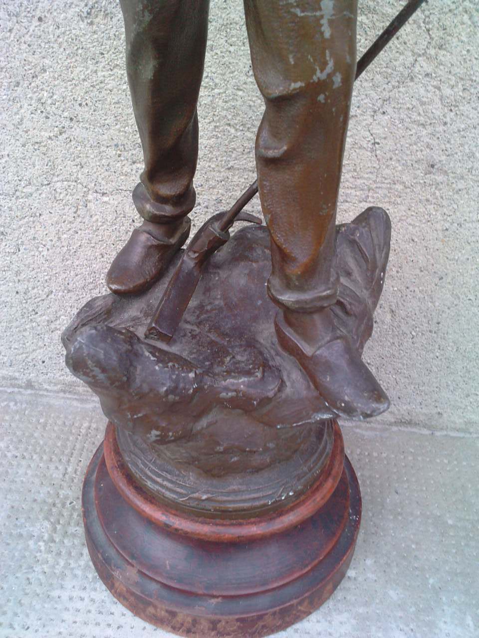 regule statuette mineur ouvrier statue sculpture eBay