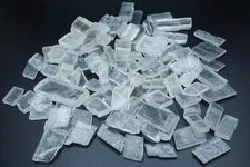 Micro Optical Calcite 1/4 Lb Natural Rhombohedral Crystals Small Clear Calcite