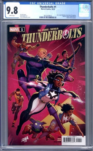 Thunderbolts #1 CGC 9.8 Marvel Comics 2022 David Nakayama Cover 1st Print