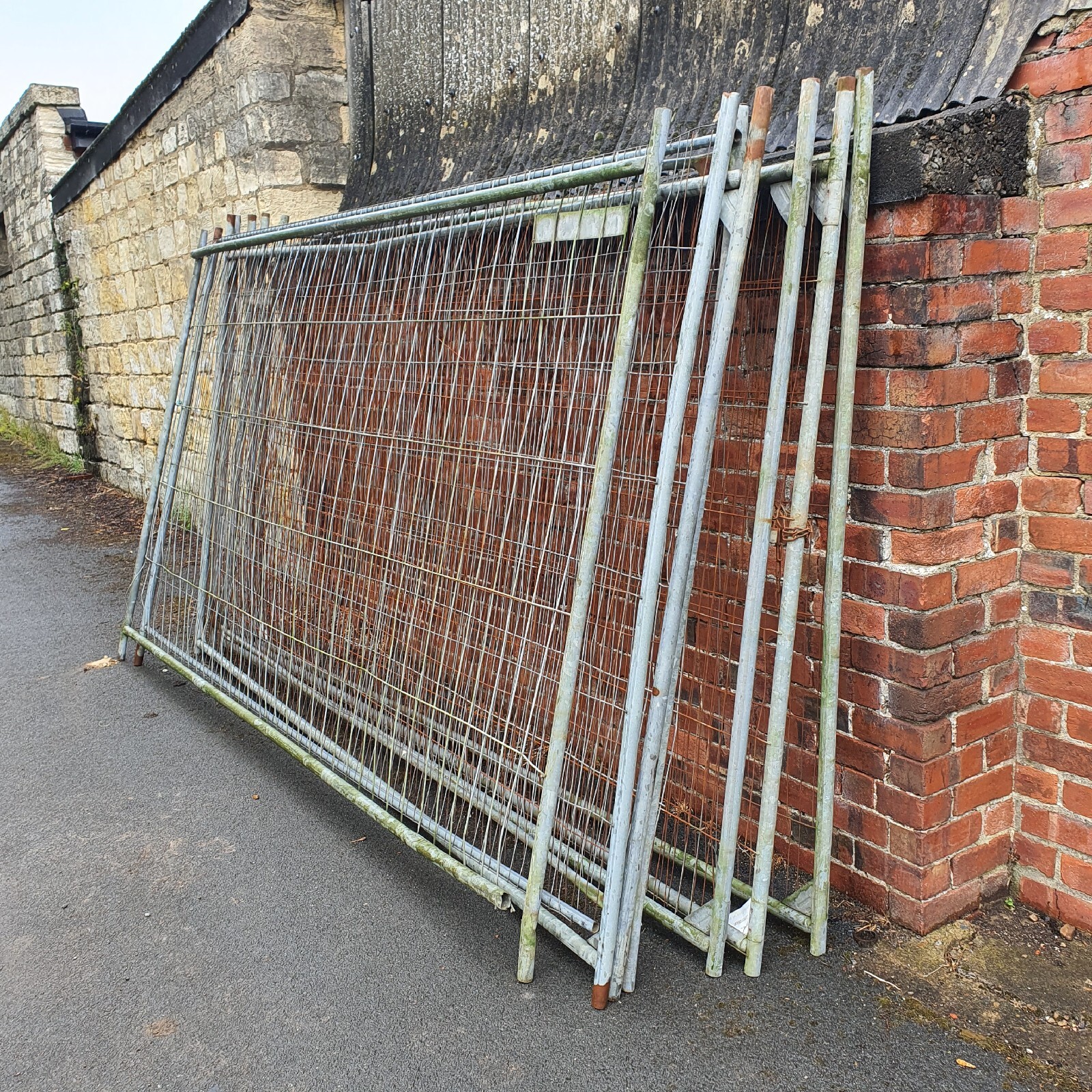Heras Fencing Panels Temporary Security Fences 200cm x 340cm eBay