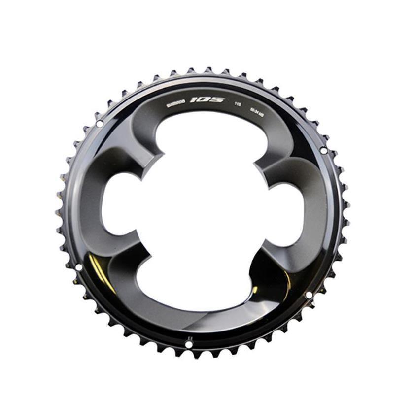 Plateau route 110 mm Shimano 105 R7000 noir 50 dents pour transmission 11 vitesses