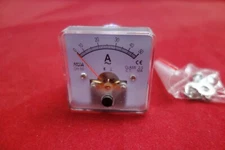 1PC AC 50A Analog Ammeter Panel AMP Current Meter 50*50mm 0-50A direct connect 