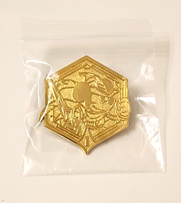 Lorcana 1st Anniversary Golden Mickey Mouse Pin (Gen Con 2024)