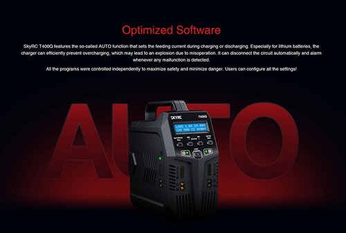 SKYRC T400Q Lipo Akku Balance Charger Entladegerät Quattro AC/DC 1-6S Ladegerät - Bild 5 von 16