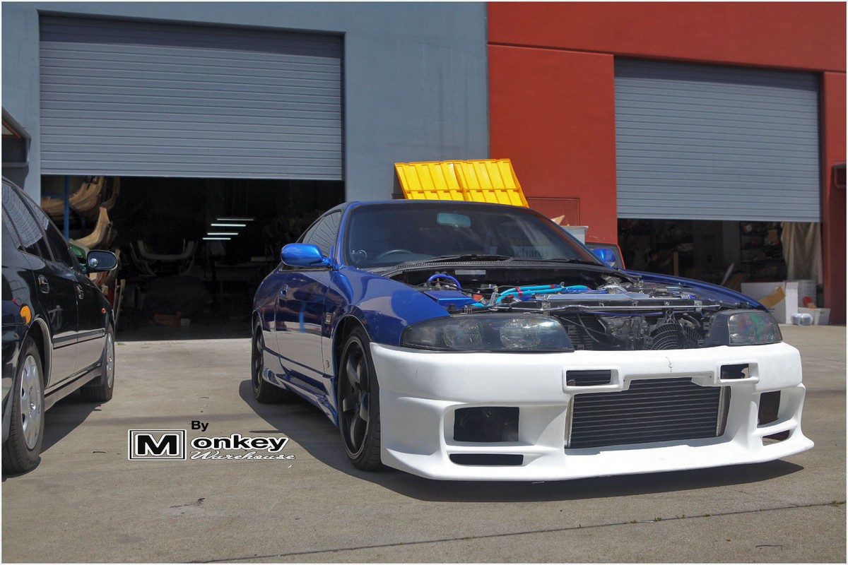 TOP SECRET FRONT BUMPER BODY KIT FOR NISSAN R33 SKYLINE GTS TOP SECRET FRONT BUMPER BODY KIT FOR NISSAN R33 SKYLINE GTS