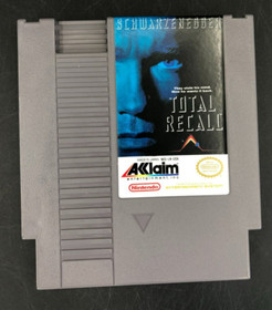TOTAL RECALL Nintendo NES Video Game Box & Cartridge *OPEN BOX, SEE PICS*