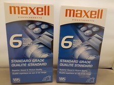 Maxell T-120 STD - Standard Grade Videocassette's 2 