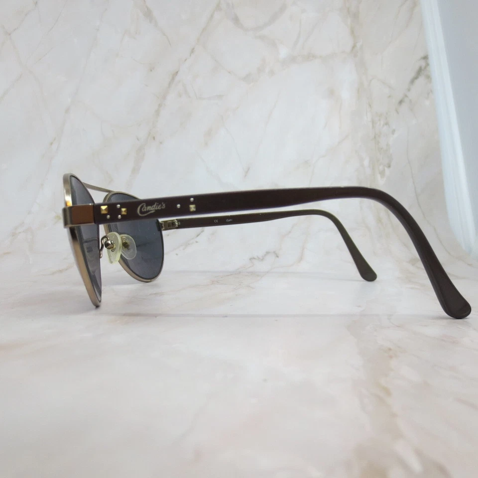 Gafas de sol Candie's marco para hombre mate gris metalizado borde completo aviador 59-12-135 Foto 3 de 4