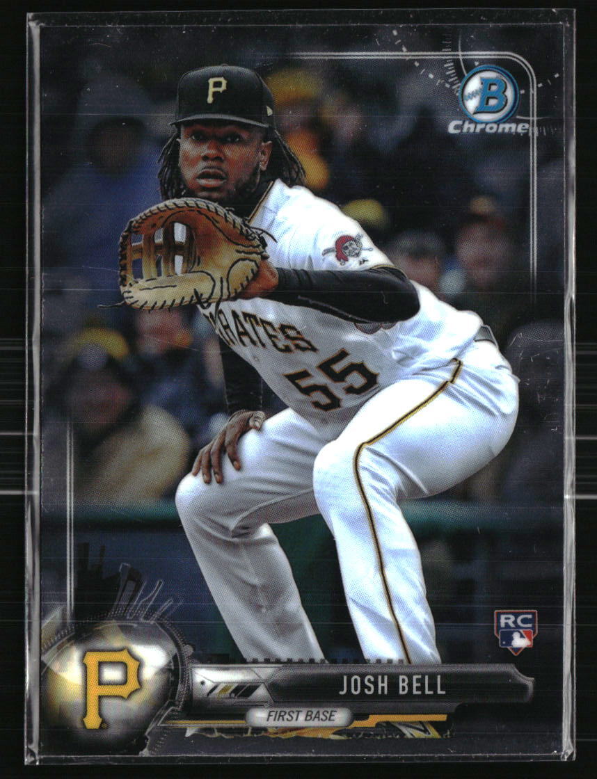 Josh Bell 2017 Bowman Chrome #70 RC Baseball Card
