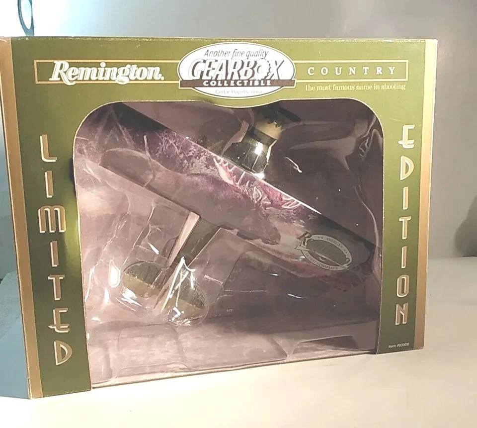 Caja de cambios Remington modificado Stinson Detroiter Diecast Plane Bank Limited NIBO Foto 3 de 4