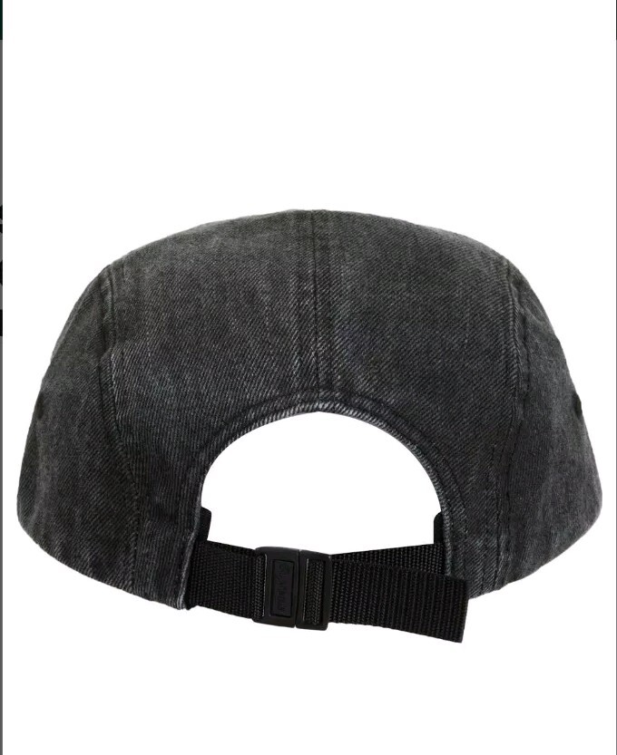 帽子 Supreme Coated Denim Camp Cap Black 24SS 슈프림 데님 캠프캡 블랙 - 24FW | Supreme | KREAM