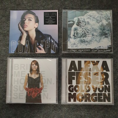 Verschiedene CDs (Dua Lipa, RATM, BMTH, Alexa Feser)   NEU & OVP