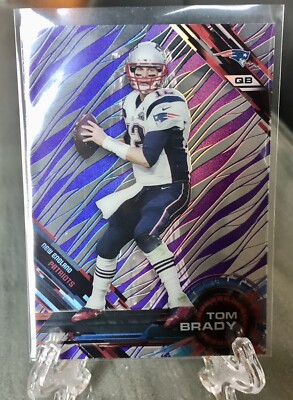 2015 Topps High Tek Purple Rainbow Diffractor #1 Tom Brady  NEW ENGLAND PATRIOTS