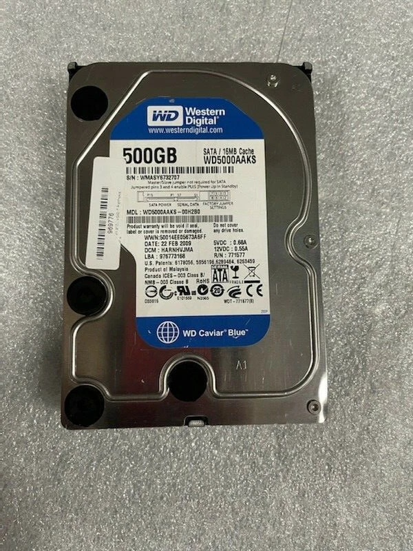 Western Digital WD Caviar Blue WD5000AAKS 500GB 3.5