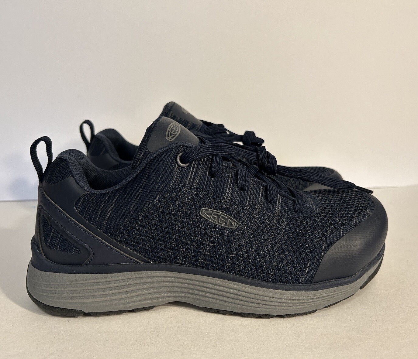 Scarpe da lavoro Keen Sparta Utility donna 8 5 W blu stringate F2413 18 punta alluminio nuove senza scatola