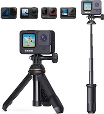 K&F Concept Selfie Stick Vlog Tripod Stand for GoPro Hero 13 12 11 10 9 Max DJI