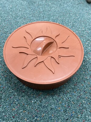 Nordic Ware Covered Round Container Brown Sun 10.5'' Tortilla Warmer Celstial