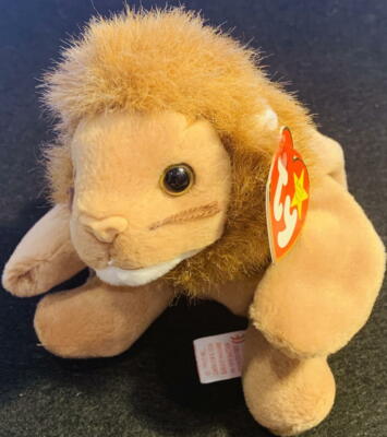 TY Beanie Baby ROARY the LION 2-2-96 MWMT Bean Bag Plush Style #4069