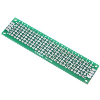 20x80mm Lochraster Platine doppelseitig Leiterplatte Experimentier PCB 8x2cm