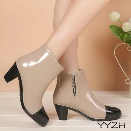 Ankle clearance high wellies