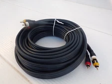 25ft 3 RCA Composite Male to 3 RCA Male for Audio Video Cable TV VCR DVD