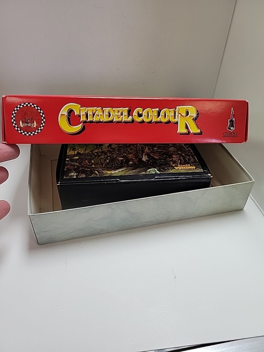 Games Workshop box Citadel Color Paint 1994 & Warhammer/Fantasy