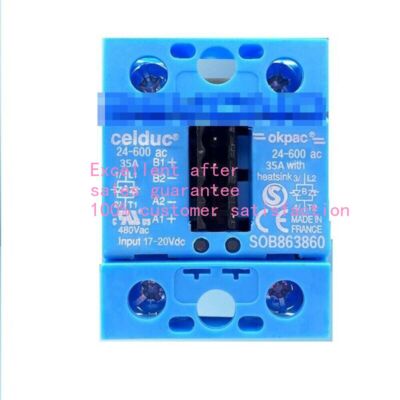 1PC NEW FOR CELDUC Solid State Relay SOB863860 24-600VAC/17-20VDC Freight Free