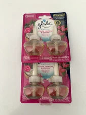 Glade Exotic Tropical Blossoms Plug Ins Scented Oil Refills 2 Packs(0.67 oz ea.)