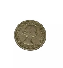 1956 Queen Elizabeth II Two Shillings