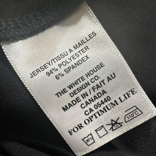 Sympli Black Pants Sz 16 XL Inseam 34 Pull On Comfort Stretch Straight Leg - Picture 6 of 7
