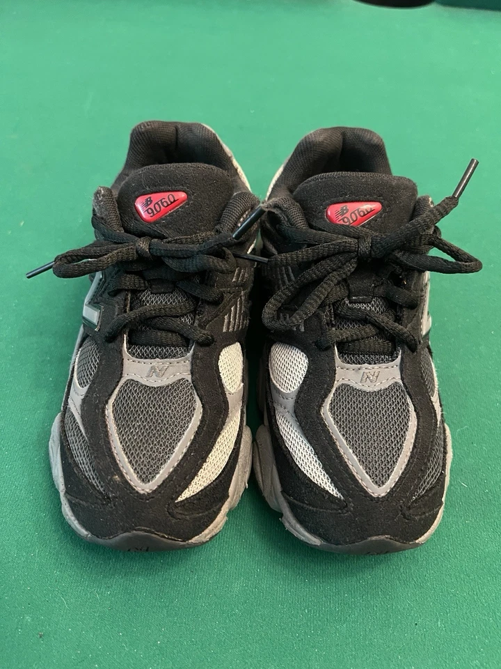 New Balance 9060 PS Size 1 Black Castlerock Sneakers Shoes PC9060BK PLS READ - Image 4 of 4