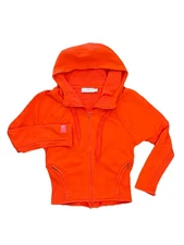 Adidas STELLA MCCARTNEY Scuba Hooded Jacket Athletic Run Orange Women’s Small
