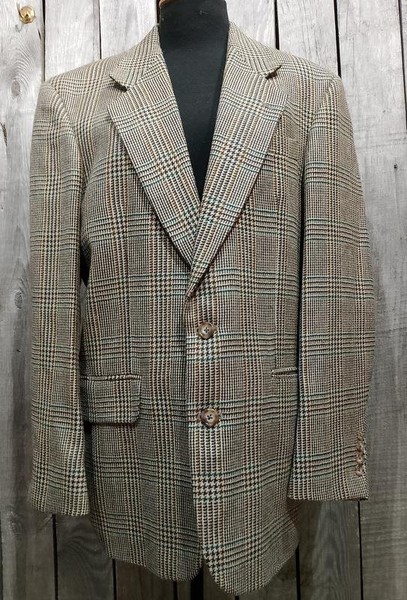 Damen Oscar de la Renta Blazer Grau Wolle 38 / M /
