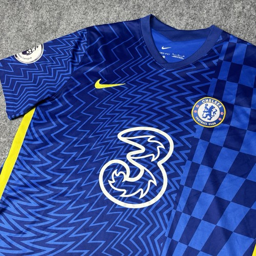 Chelsea #9 Romero Lukaku 2021 2022 Home Jersey Shirt Nike Men’s Size XL Soccer - Picture 2 of 11