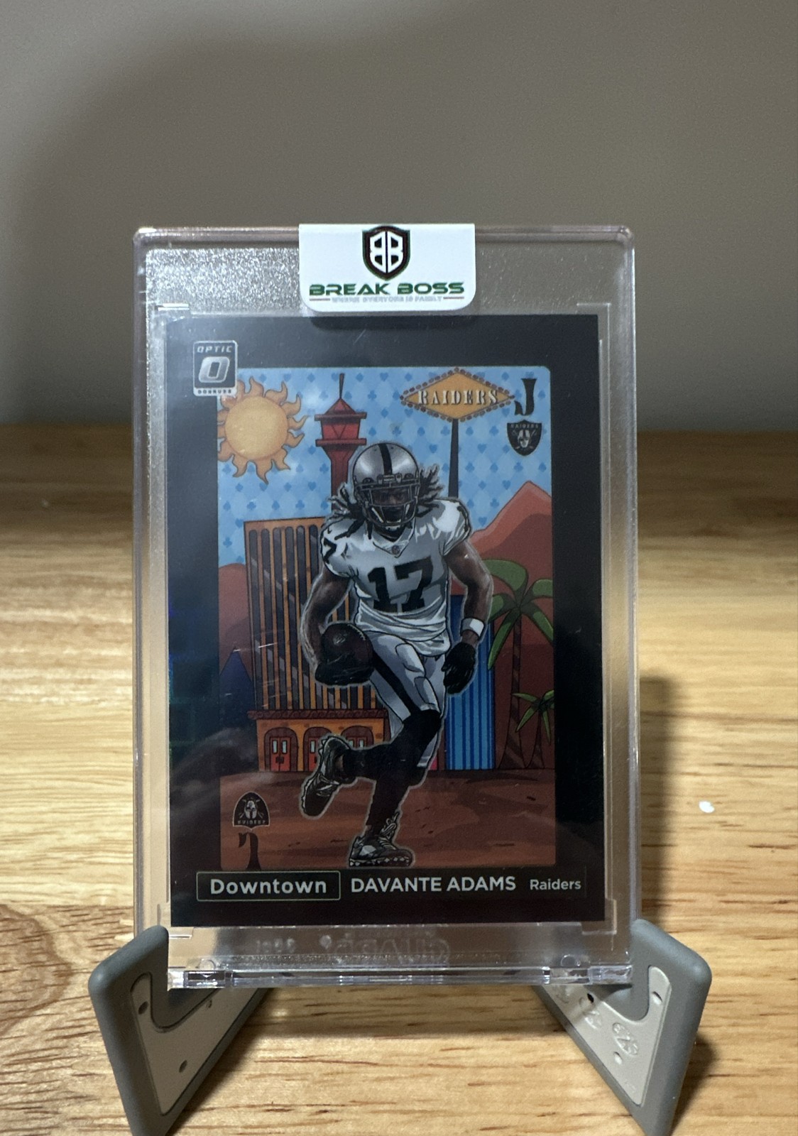 2022 Donruss Optic - Downtown Davante Adams Black Pandora 17/25 Number Match!