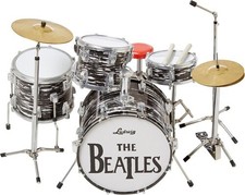Ringo Starr - Axe Heaven Fab Four Classic Oyster Mini Drum Kit Replica Collectib