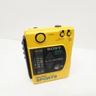 Vintage Sony Sports Walkman WM-F63 F73 Yellow Cassette Player Radio PARTS ONLY
