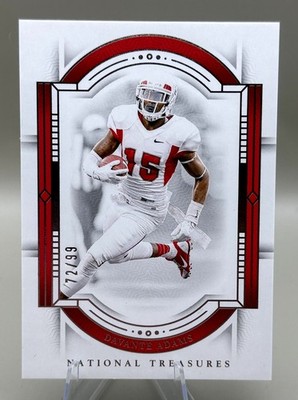 ‼️2024 Panini National Treasures Collegiate Davante Adams #72/99 State Bulldogs