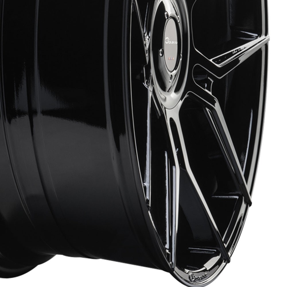 24" Giovanna Haleb Black 24x10 Concave Wheels Rims Fits Rolls-Royce Wraith