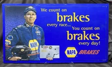 NAPA Auto Parts NASCAR Plastic Sign 24” X 13 1/2”