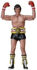 Rocky 40th Anniversary Series 1 Rocky Action Figure With Belt & Black Trunks BNI