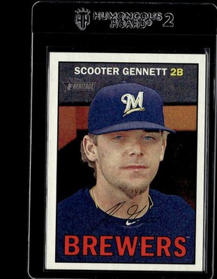 2016 Topps Heritage #141 Scooter Gennett